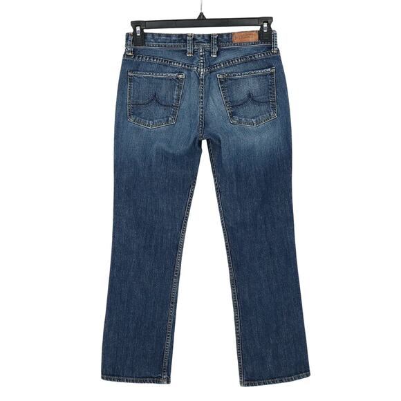 Lucky Brand Jeans Womens 27 Waist 4 Classic Cathy Crop Blue Stretch Denim - Picture 2 of 15